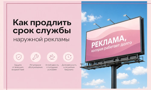 Как продлить срок службы наружной рекламы в Киржаче