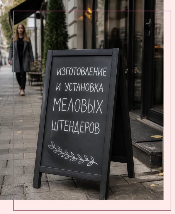 Меловые штендеры в Киржаче по цене от 6702 р. | Аванза-Крж